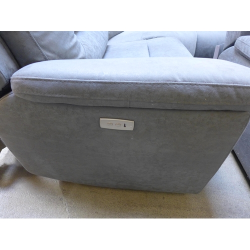 1493 - A Justin grey sectional reclining sofa , original RRP £1499.99 + VAT (4189-29) *This lot is subject ... 