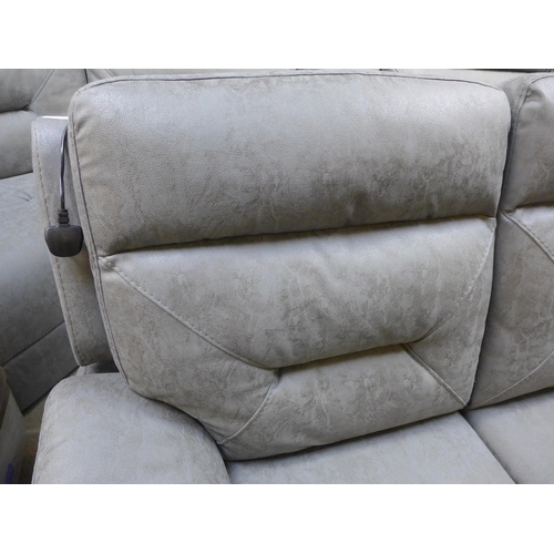 1494 - A Justin grey 2 Seater power Recliner sofa, original RRP £708.33 + VAT (4189-31) *This lot is subjec... 