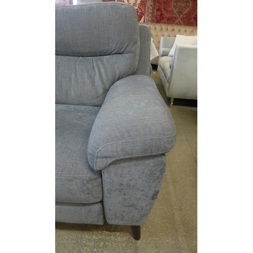 1517 - A Grace charcoal fabric large recliner sofa, original RRP £874.99 + VAT (4189-33) *This lot is subje... 