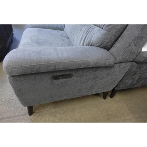 1518 - A Grace charcoal fabric large recliner sofa , original RRP £874.99 + VAT (4189-32) *This lot is subj... 