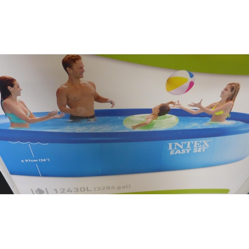 1533 - An Intex 15ft Easy Set Pool 4.57 X 1.0M, original RRP £249.99 + VAT - not checked or tested (4189-2)... 