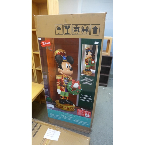 1609 - A Disney 5ft Mickey Store nutcracker , original RRP £666.66 + VAT (4189-21) (Damaged) *This lot is s... 