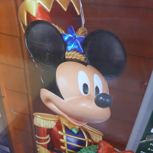 1609 - A Disney 5ft Mickey Store nutcracker , original RRP £666.66 + VAT (4189-21) (Damaged) *This lot is s... 