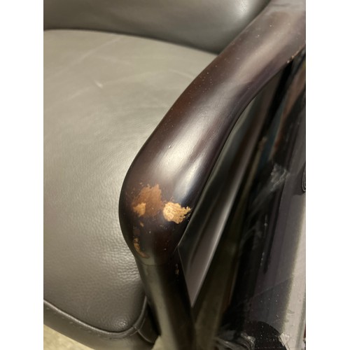 1515 - A Kuka Edward leather Recliner - damaged, original RRP £416.66 + VAT (4189-28) *This lot is subject ... 