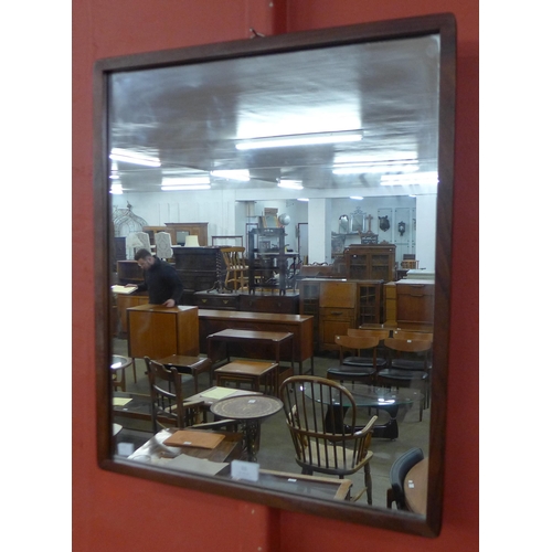 11 - A G-Plan teak framed mirror