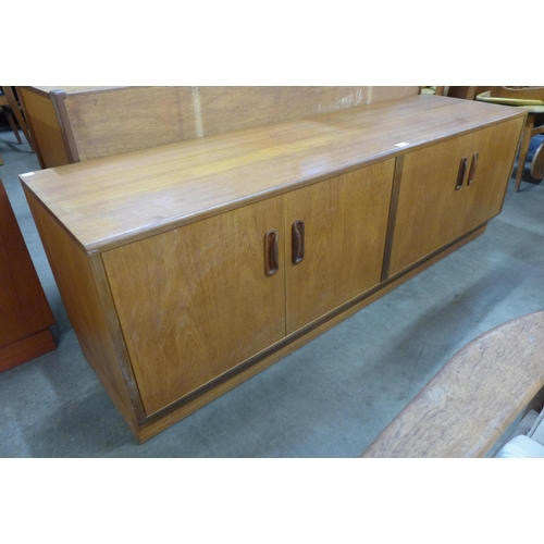 23 - A G-Plan Fresco teak four door lowboard