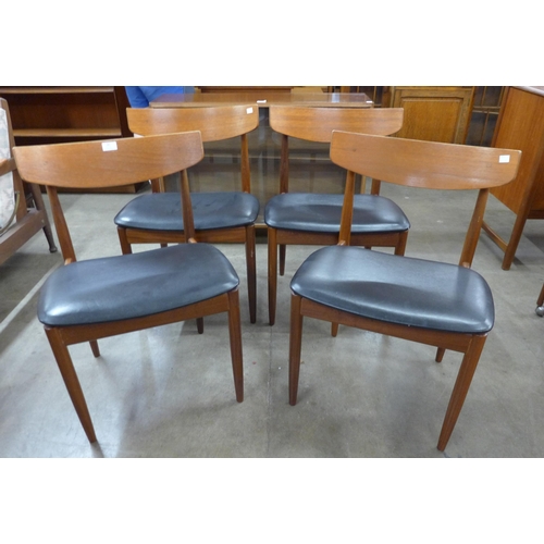 30 - A set of four G-Plan Danish Design teak dining chairs, designed by Ib Kofod Larsen