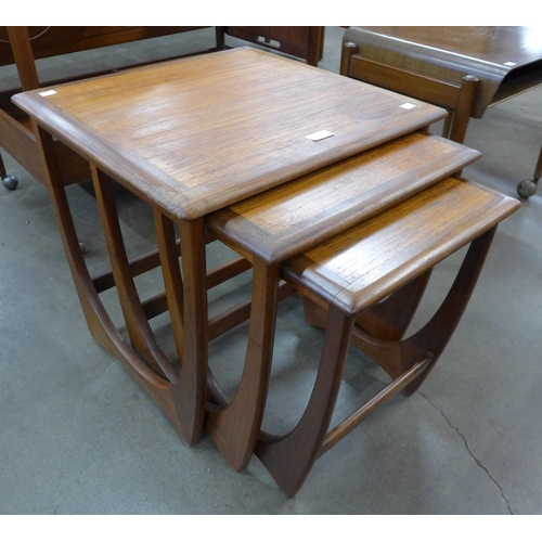 31 - A G-Plan Astro teak nest of tables