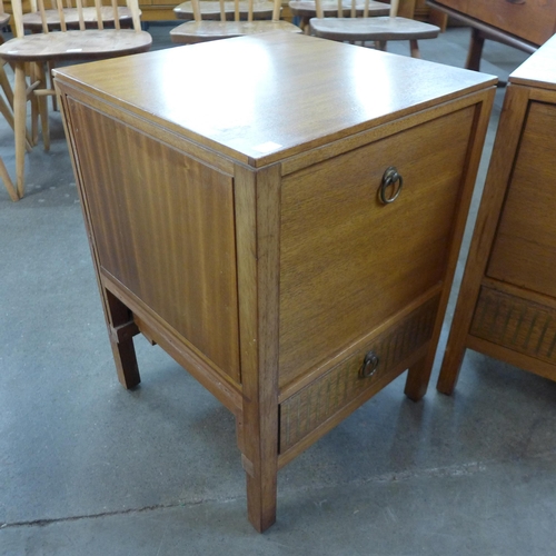 42 - A pair of Loughborough for Heals, teak bedside cabinets