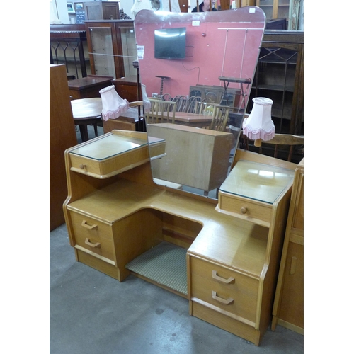 54 - A G-Plan Brandon light oak dressing table