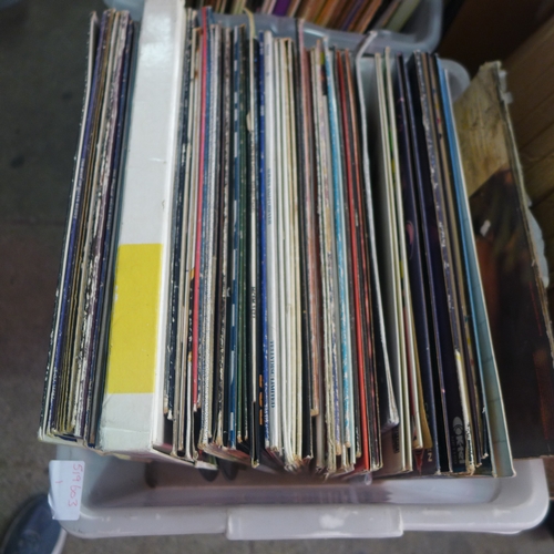 2202 - A large amount of approximately 400-500 LPs including rock, pop, classical, country, Motown and swin... 