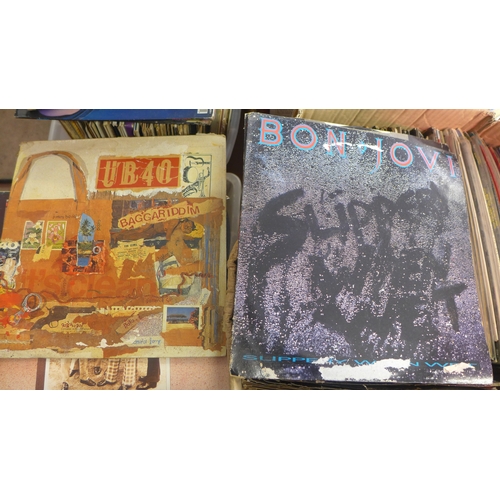 2202 - A large amount of approximately 400-500 LPs including rock, pop, classical, country, Motown and swin... 