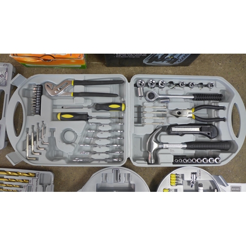 2044 - A box of assorted tool sets