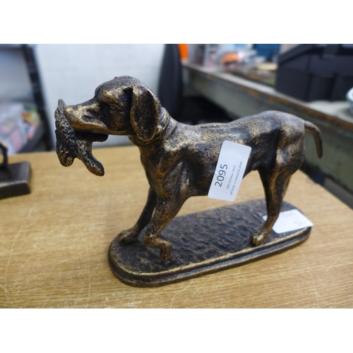 2095 - Retriever and greyhound figures * this lot is subject to VAT