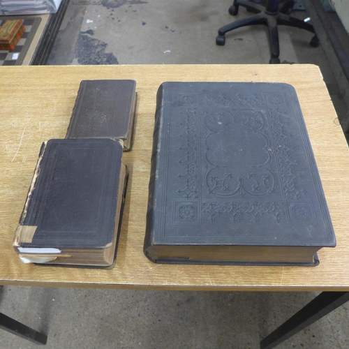 2118 - 3 Vintage family Bibles