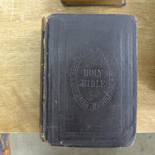 2118 - 3 Vintage family Bibles