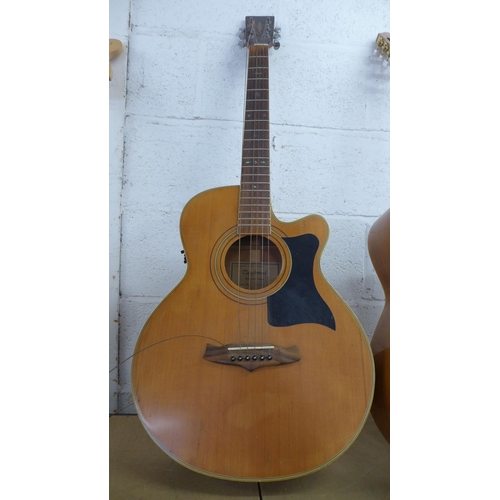 2125 - A Tanglewood electro acoustic guitar and a Raimundo acoustic guitar