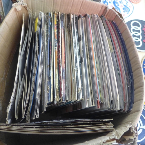 2202 - A large amount of approximately 400-500 LPs including rock, pop, classical, country, Motown and swin... 