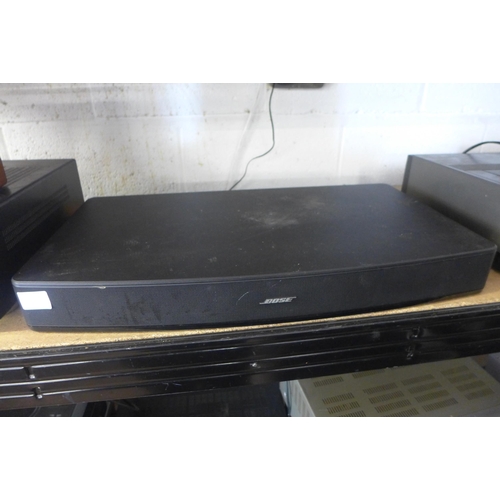 2226 - A Bose Sub15 TV sound system, JVC RX-5000R Am/FM receiver and vintage Roberts radio