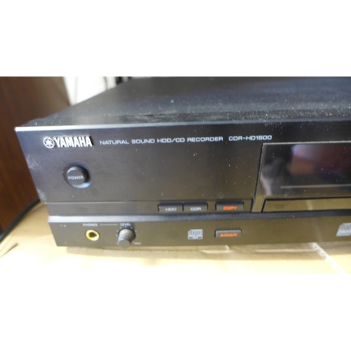 2232 - A Yamaha CDR-HD 1500-CD HDD recorder and player in box