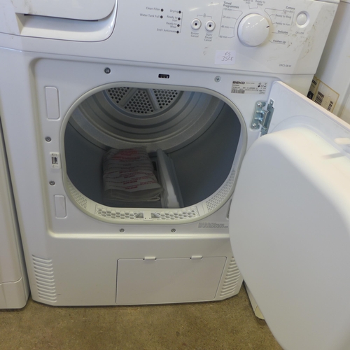 2237 - A Beko 6kg condenser tumble dryer (model DRCS-68W)