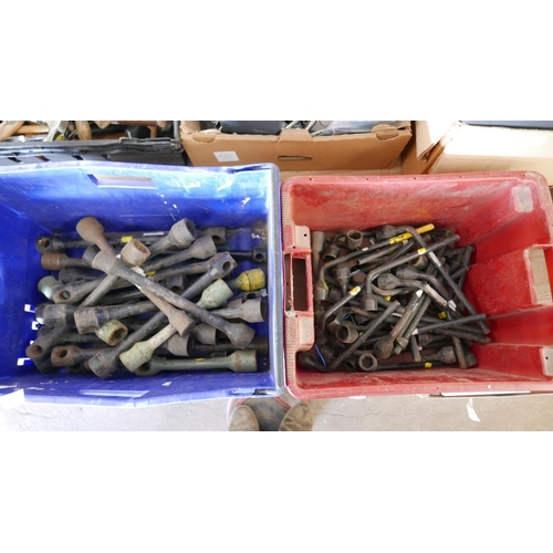 2305 - 2 Boxes of assorted mechanic's tools