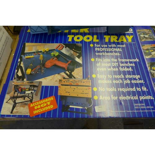 2361 - Two Contico Master tool trays