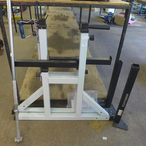 2366 - A Hardcastle weights stand and steel bar