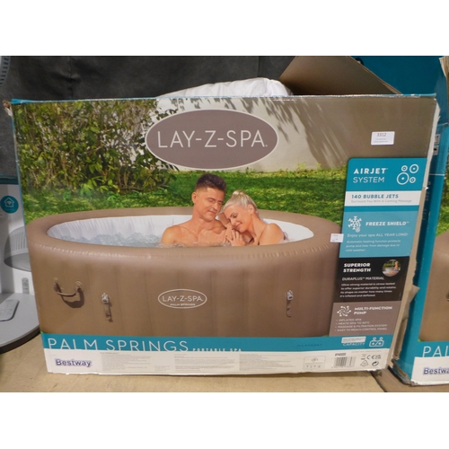 3432 - Lay-Z-Spa Inflatable Hot Tub With Cover, original RRP £329.99 + VAT (306-140) * This lot is subject ... 