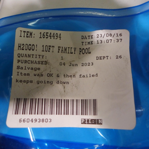 3472 - H20Go! 10ft Family Pool   (306-402) * This lot is subject to VAT