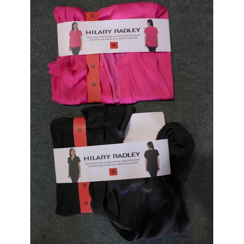 3007 - Quantity of women's Hilary Radley black and pink blouses - mixed size  * this lot is subject to VAT