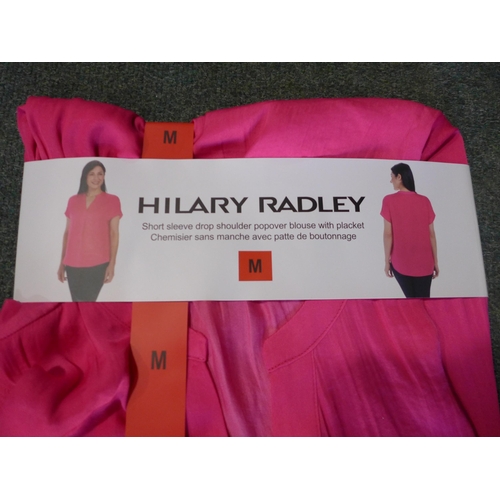 3007 - Quantity of women's Hilary Radley black and pink blouses - mixed size  * this lot is subject to VAT