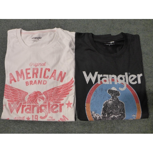 3015 - Quantity of men's Wrangler t-shirts - mixed sizes, styles and colours * This lot is subject to VAT