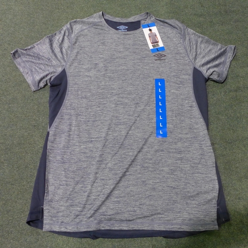 3030 - Quantity of men's blue Umbro tee's, mixed sizes *This lot is subject to VAT