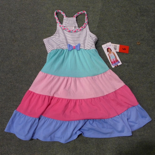 3055 - Quantity of girl's multicoloured summer dresses, mixed sizes. *This lot is subject to VAT