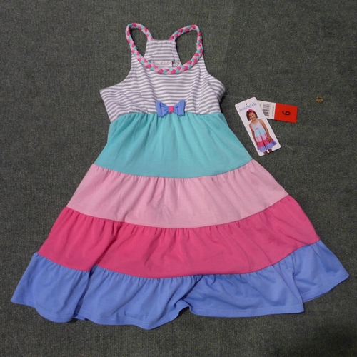 3056 - Quantity of girl's multicoloured summer dresses, mixed sizes. *This lot is subject to VAT