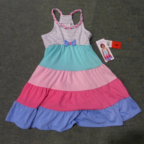 3057 - Quantity of girl's multicoloured summer dresses, mixed sizes. *This lot is subject to VAT