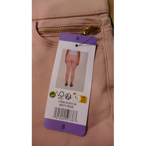 3063 - Quantity of women's Andrew Marc tan and pink trousers, mixed sizes. *This lot is subject to VAT