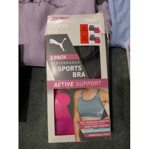 3070 - Assorted women's branded clothing and underwear, inc; DKNY, Puma, Tommy Hilfiger. *This lot is subje... 