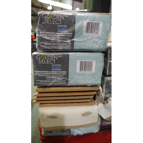 3072 - 4 pks of Laminate Flooring (Toasted Almond)   (307-43) * This lot is subject to VAT