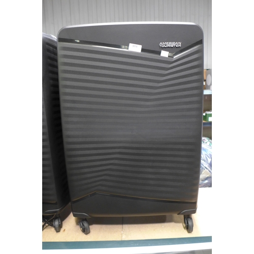 3078 - American Tourister Jetdriver Large 79cm 4 Wheel Hardside Spinner Luggage Case (307-161) * This lot i... 