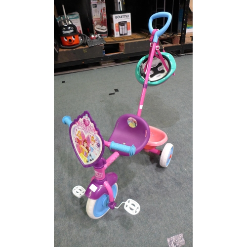 3107 - Disney Princess child's trike with helmet