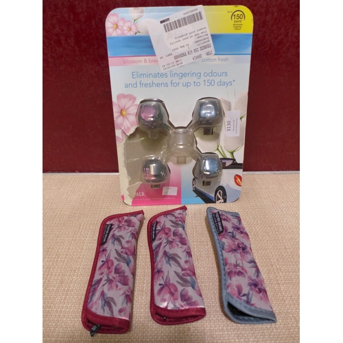 3130 - Febreze Car Air Fresheners and Glasses  (307-267,274) * This lot is subject to VAT