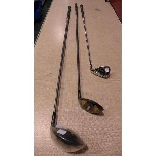 3136 - Three Golf Clubs: 3 Callaway Edge (308-295) * This lot is subject to VAT