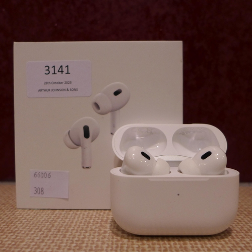 3141 - Apple Airpods Pro (2nd Gen) (model no.:- MQD83ZM/A), original RRP £189.99 + VAT (308-23) * This lot ... 