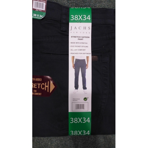 3262 - A quantity of men's blue Jach's trousers, mixed sizes. *This lot is subject to VAT