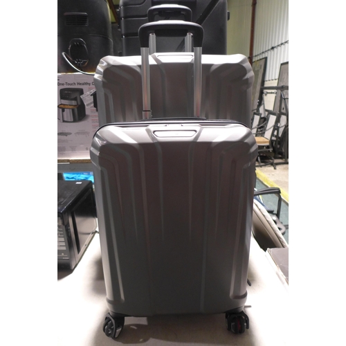 3278 - Samsonite Endure Hardside Two Piece Silver Suitcases, original RRP £119.99 + VAT (307-269) * This lo... 