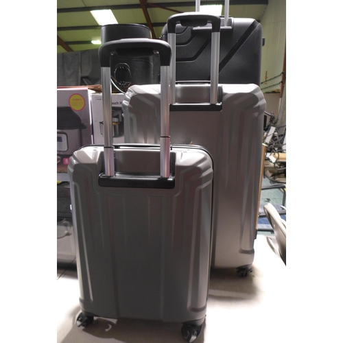 3278 - Samsonite Endure Hardside Two Piece Silver Suitcases, original RRP £119.99 + VAT (307-269) * This lo... 