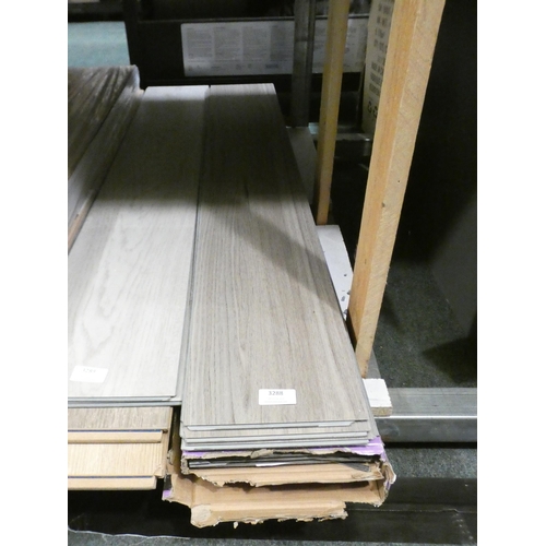 3288 - Three Packs of Oyster Vinyl Flooring (307-127) * This lot is subject to VAT