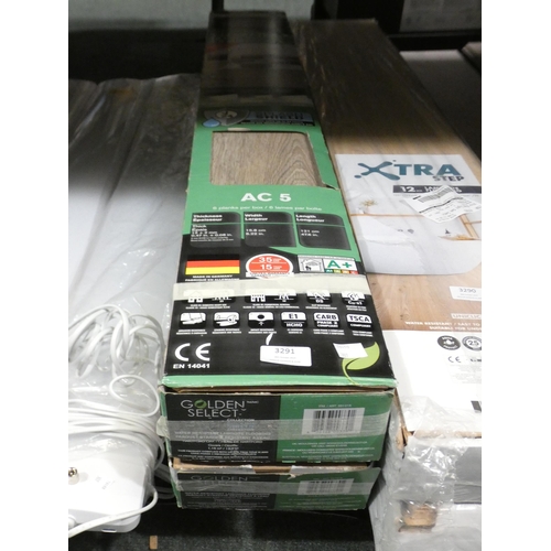 3291 - Two Packs of Hartford Oak Laminate Flooring (307-25) * This lot is subject to VAT